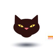 cat icon vector illustration N48