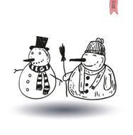 Snowman Vector Illustration N29