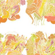 Seamless pattern on travel and adventure