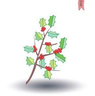Christmas snow background vector illustration