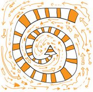 Set of arrows hand drawn vector illustration N51