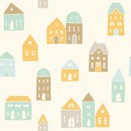 Cute houses pattern N2