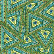 Tribal doddle ethnic seamless pattern N2