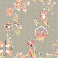 Seamless texture with flowers N52