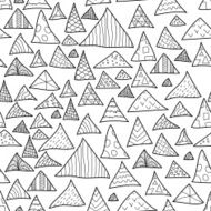 Seamless background black and white hipster pattern N2