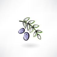 olives grunge icon