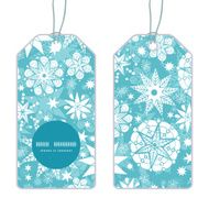 Vector decorative frost Christmas snowflake silhouette pattern frame card template N12
