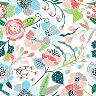 Seamless Floral Pattern N157