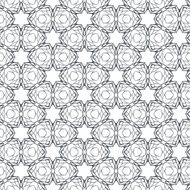 Seamless pattern with mosaic lace ornament N32