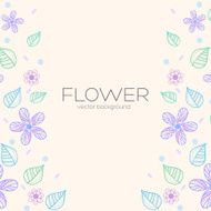 flower background concept of retro style color N11