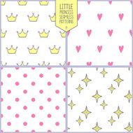 Cute seamless backgrounds