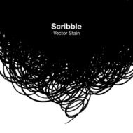 Scribble black background N2