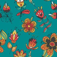 Seamless texture with flowers N53