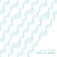 Vector diagonal abstract waves frame corner pattern background