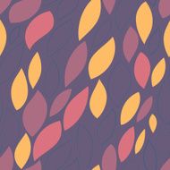 Seamless abstract hand-drawn pattern Vector illustration