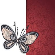 Vector Colored Floral Background N43