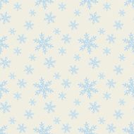 Seamless blue pattern with snowflakes N3