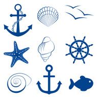 Sea icon collection