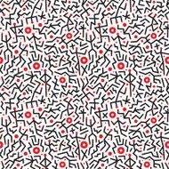 dancing people - seamless background N3