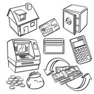 Financial &amp; Business Icon Set N4