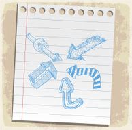 arrows doodle set N35