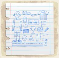 soccer doodle N11