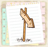Sign board paper sheet N13
