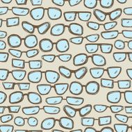 Seamless pattern with glasses N4