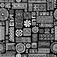 Ethnic handmade ornament seamless pattern for your design N3