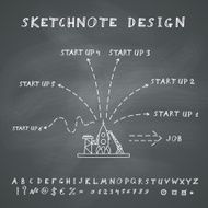 Vector Doodle Start Up Design N3