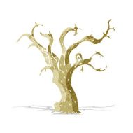 cartoon winter tree N17