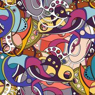 Vector Seamless Colored Abstract Pattern N10