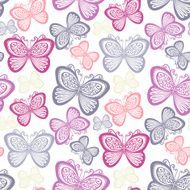 Seamless Floral Pattern (Vector) N67