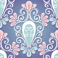 Seamless Ornate Pattern (Vector) Hand Drawn Texture N172