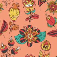 Seamless texture with flowers N54