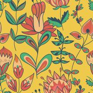 Seamless texture with flowers N55