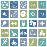 Vector Set of Sport Icons N3