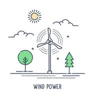 Wind Turbine Symbol