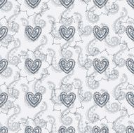 Seamless Mehendi Love Pattern N2