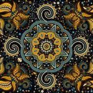 Seamless Pattern in Ethnic Style N15