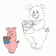 Numbers game (pig with apples)