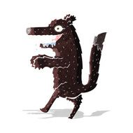 cartoon big bad wolf N19