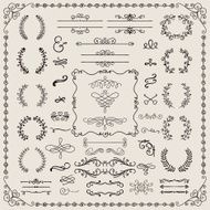 Hand drawn design elements N14