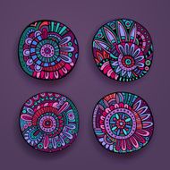 vector floral design elements N2