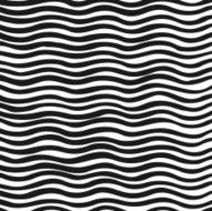 Black And White Wavy Background