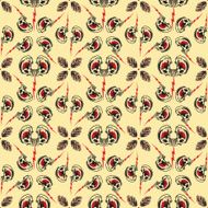 Tattoo seamless Pattern N5