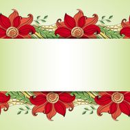 Vector Colored Floral Background Hand Drawn Texture N94