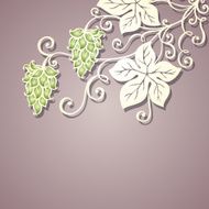 Vector Colored Floral Background N44