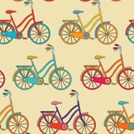 Pattern with bicycle N2