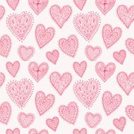 Hearts Seamless Pattern N12